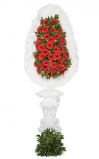Kırmızı Gerbera Çelenk